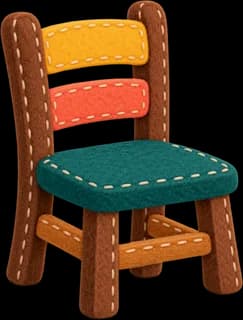 Sous une chaise