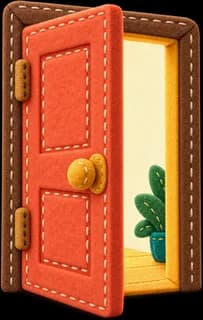 Derrière une porte